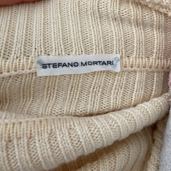 Stefano Mortari cream turtleneck sweater - Picture 2 of 2